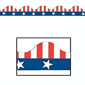300x300 144 Red, White And Blue Stars Amp Stripes Bulletin Board