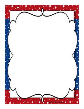 Red White And Blue Border Clipart | Free download on ClipArtMag