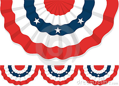 400x289 Bunting Clipart Red And Blue