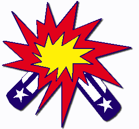 272x253 Firework Red White Blue Clip Art Download