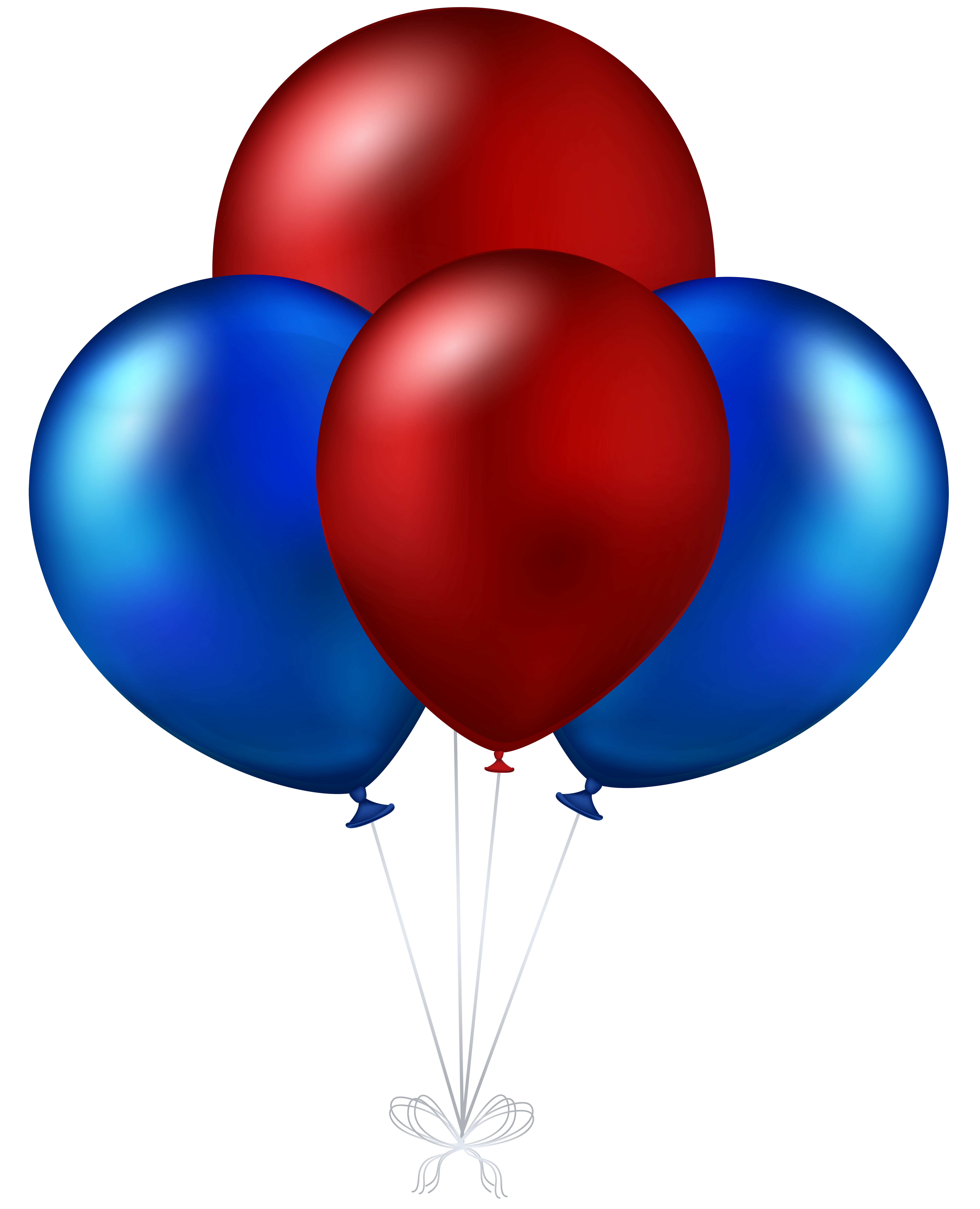 6484x8000 Red And Blue Balloons Transparent Png Clip Art Imageu200b Gallery