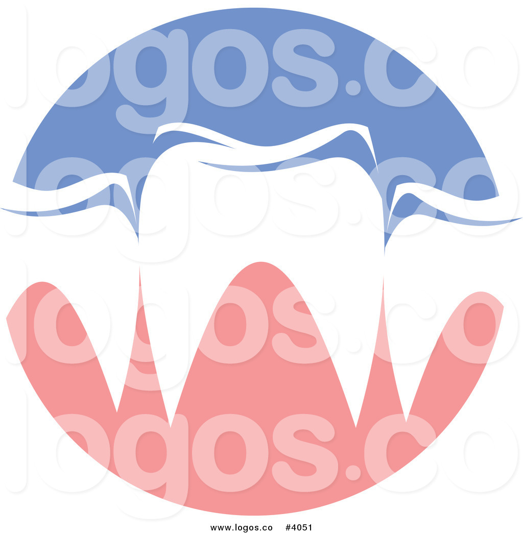 1024x1044 Royalty Free Red White And Blue Dentist Logo By Vector Tradition