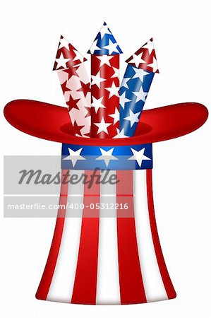 299x450 Red White And Blue Fireworks Clipart