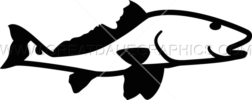 825x330 Redfish Production Ready Artwork For T Shirt Printing