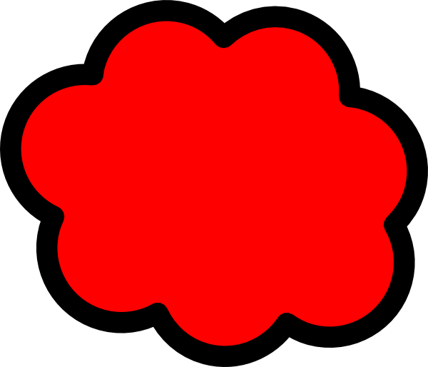 600x514 Red Cloud Clip Art