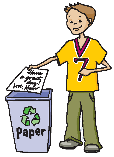 381x524 Paper Trash Clipart
