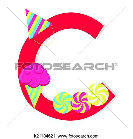 450x470 Candy Clipart Letter