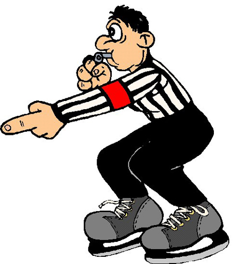 460x515 Hockey Referee Clipart