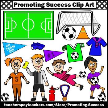 350x350 Theme Clipart, Sports Clip Art, Soccer Player Goal Ball Referee Sps