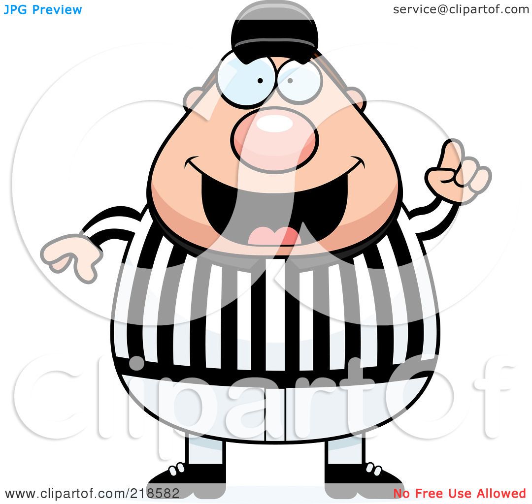 1080x1024 Royalty Free (Rf) Clipart Illustration Of A Plump Referee