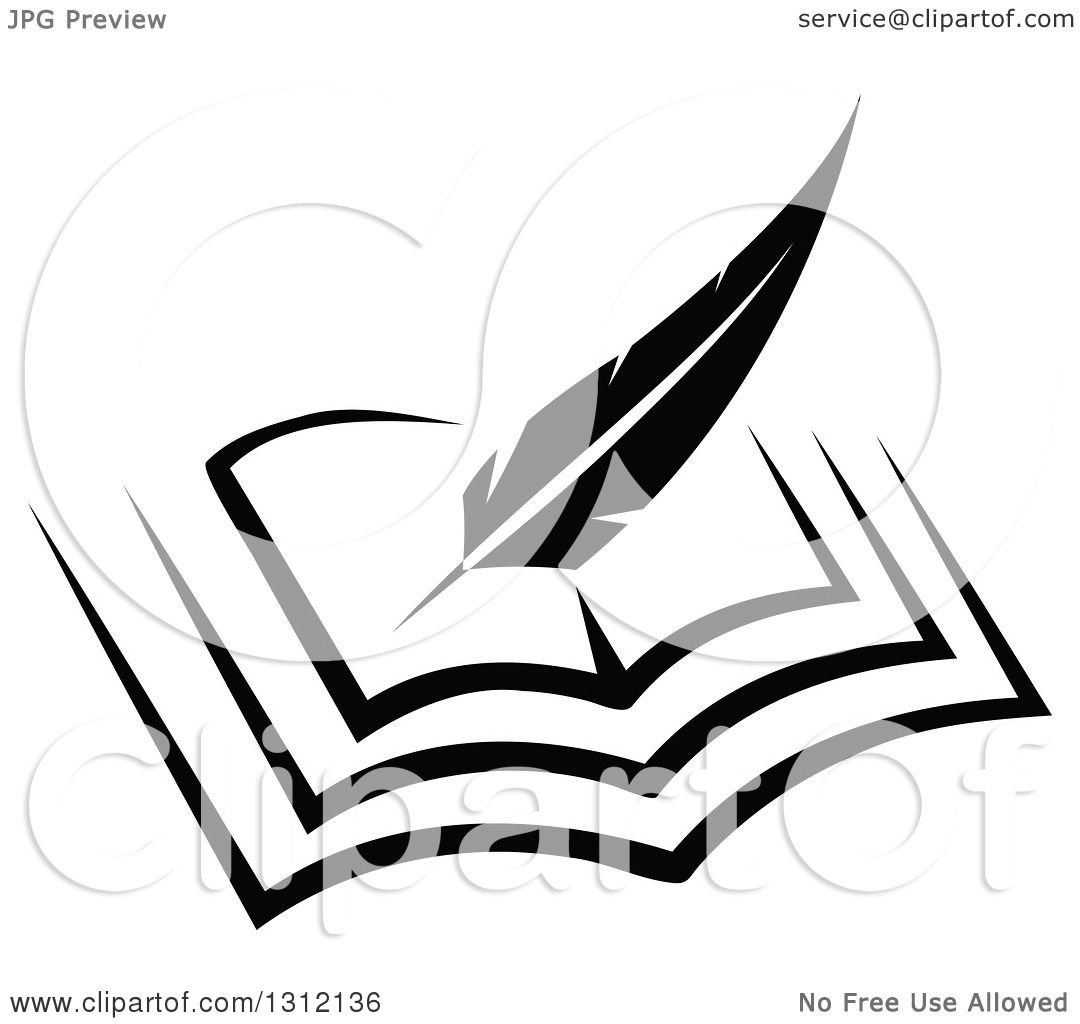 1080x1024 Quill Clipart Book