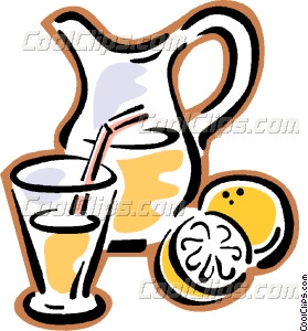 279x300 Lemonade Vector Clip Art