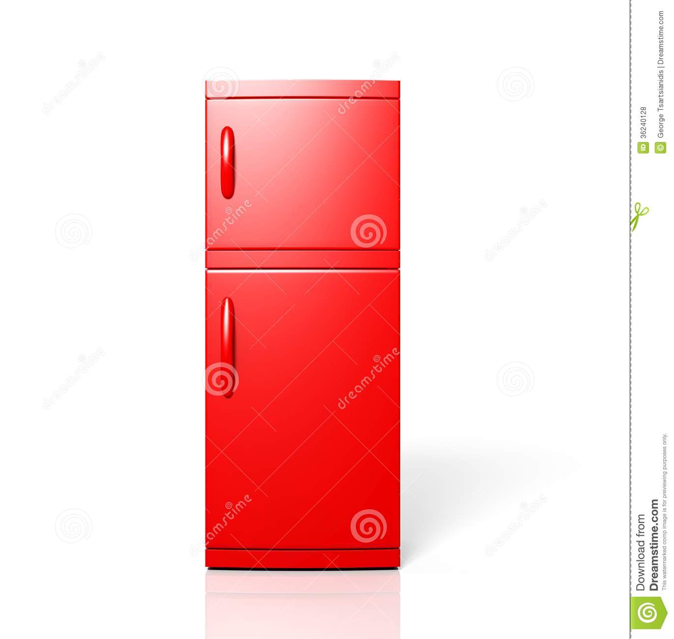 1371x1300 Red Clipart Refrigerator