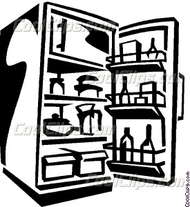 275x300 Fridge Vector Clip Art