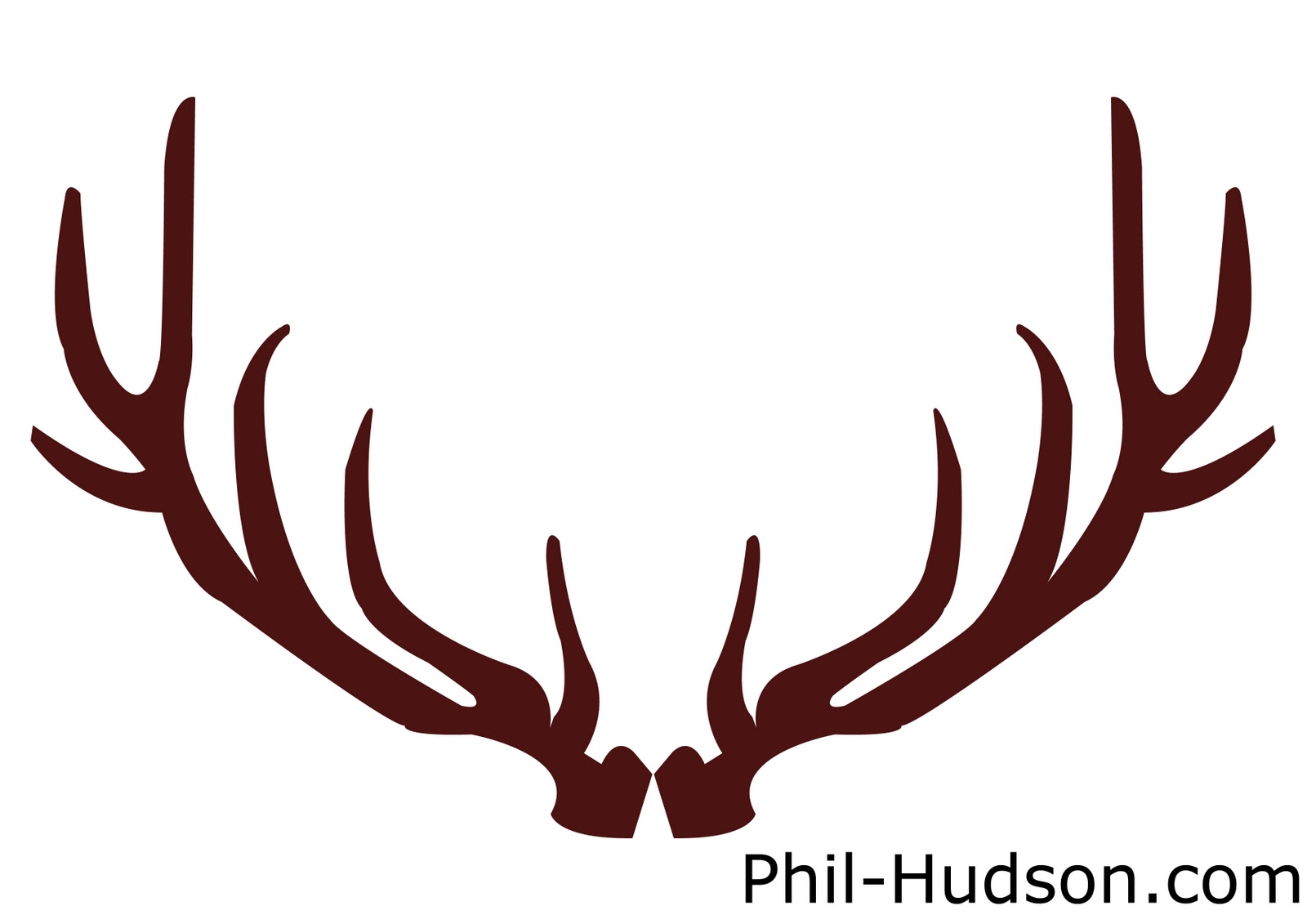 1600x1131 Antler Clipart Transparent