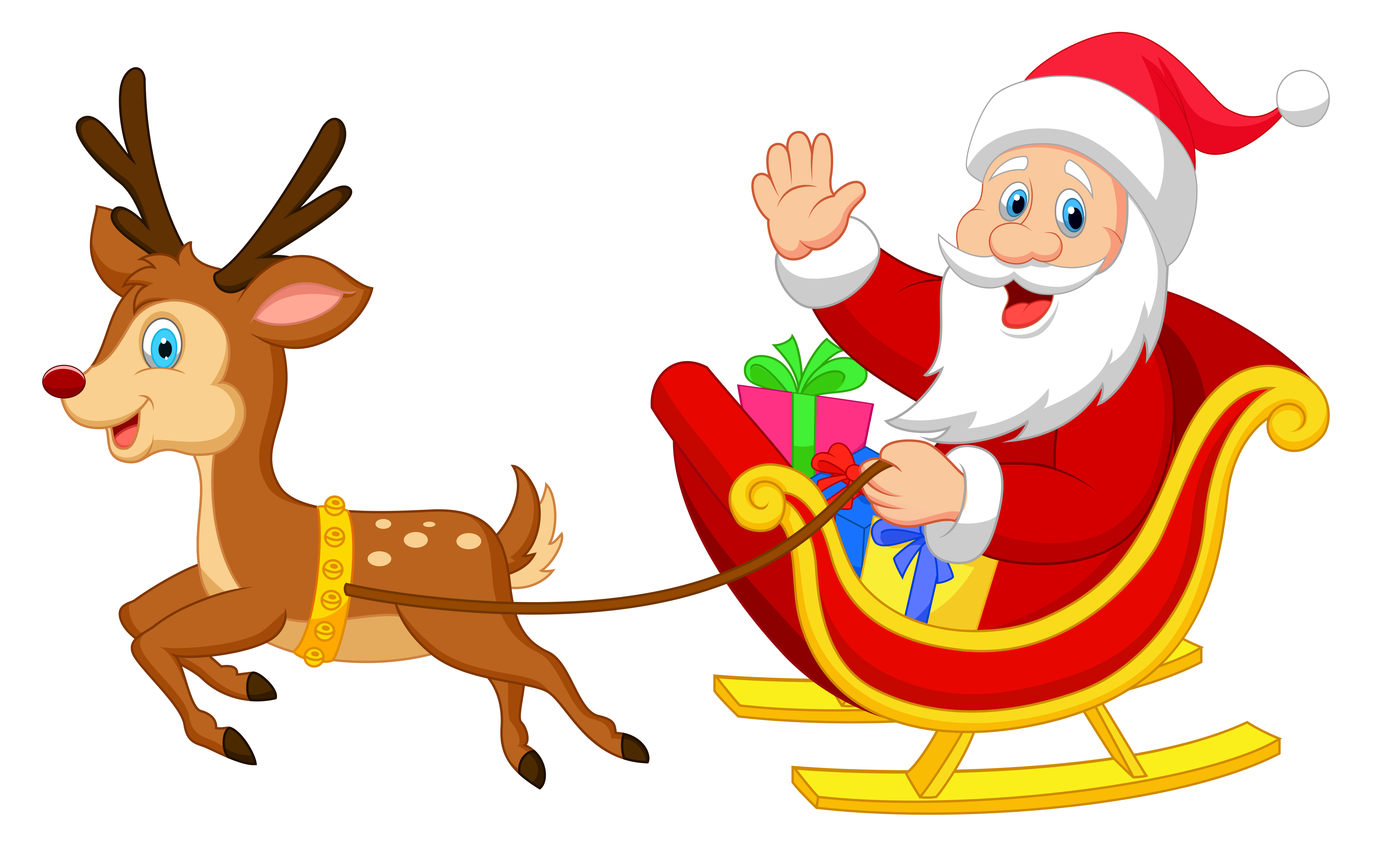 5406x3316 Rudolph Clipart