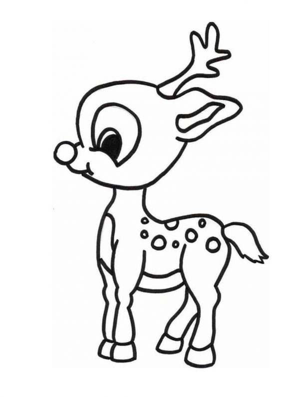 Reindeer Black And White Clipart | Free download on ClipArtMag