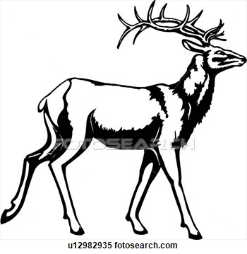 350x359 Reindeer Antler Clip Art