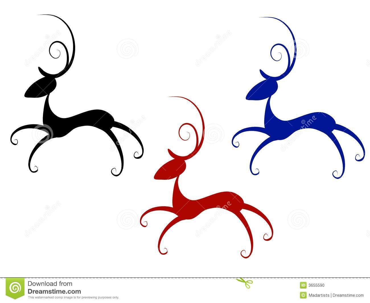 1300x1065 Reindeer Clipart Black And White Hostted Reindeer