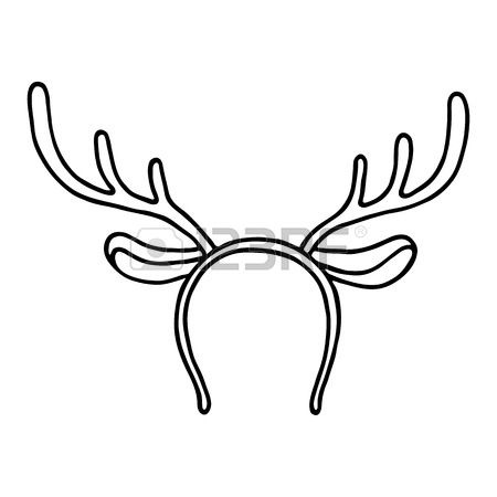 450x450 Mask Clipart Reindeer