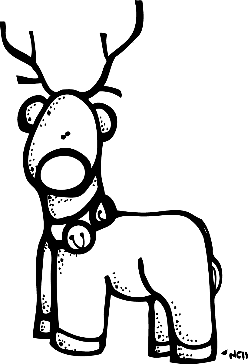 819x1200 Reindeer Clipart Melonheadz