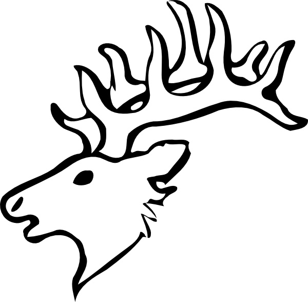 600x588 Vector Antlers Free Vector Download (45 Free Vector)