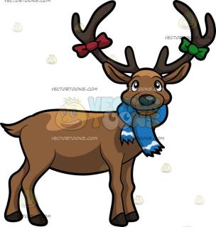 304x320 Deer Clipart