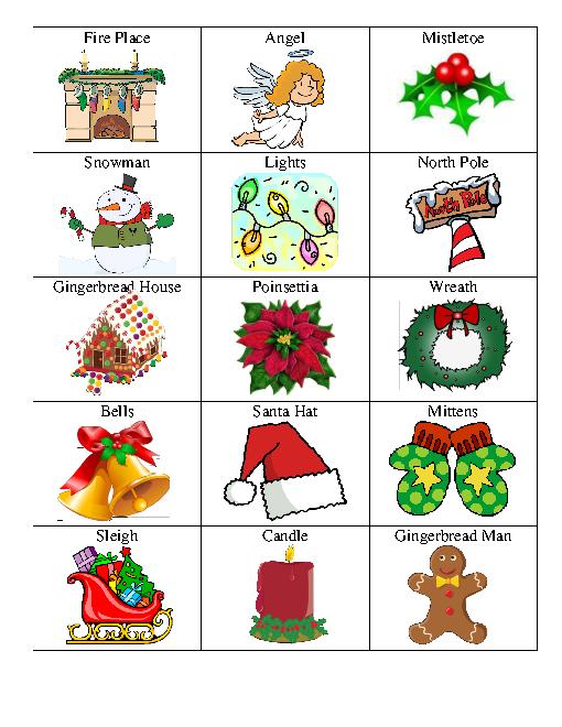 510x660 Family Christmas Games Clipart