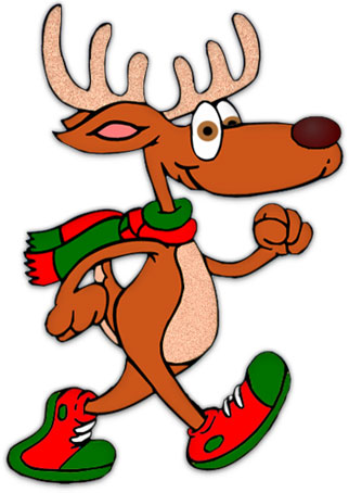 322x454 Christmas Reindeer Clipart