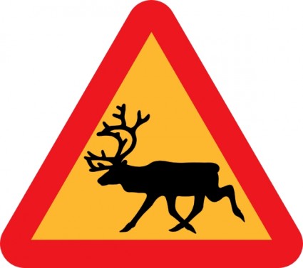 425x377 Reindeer Clip Art Download