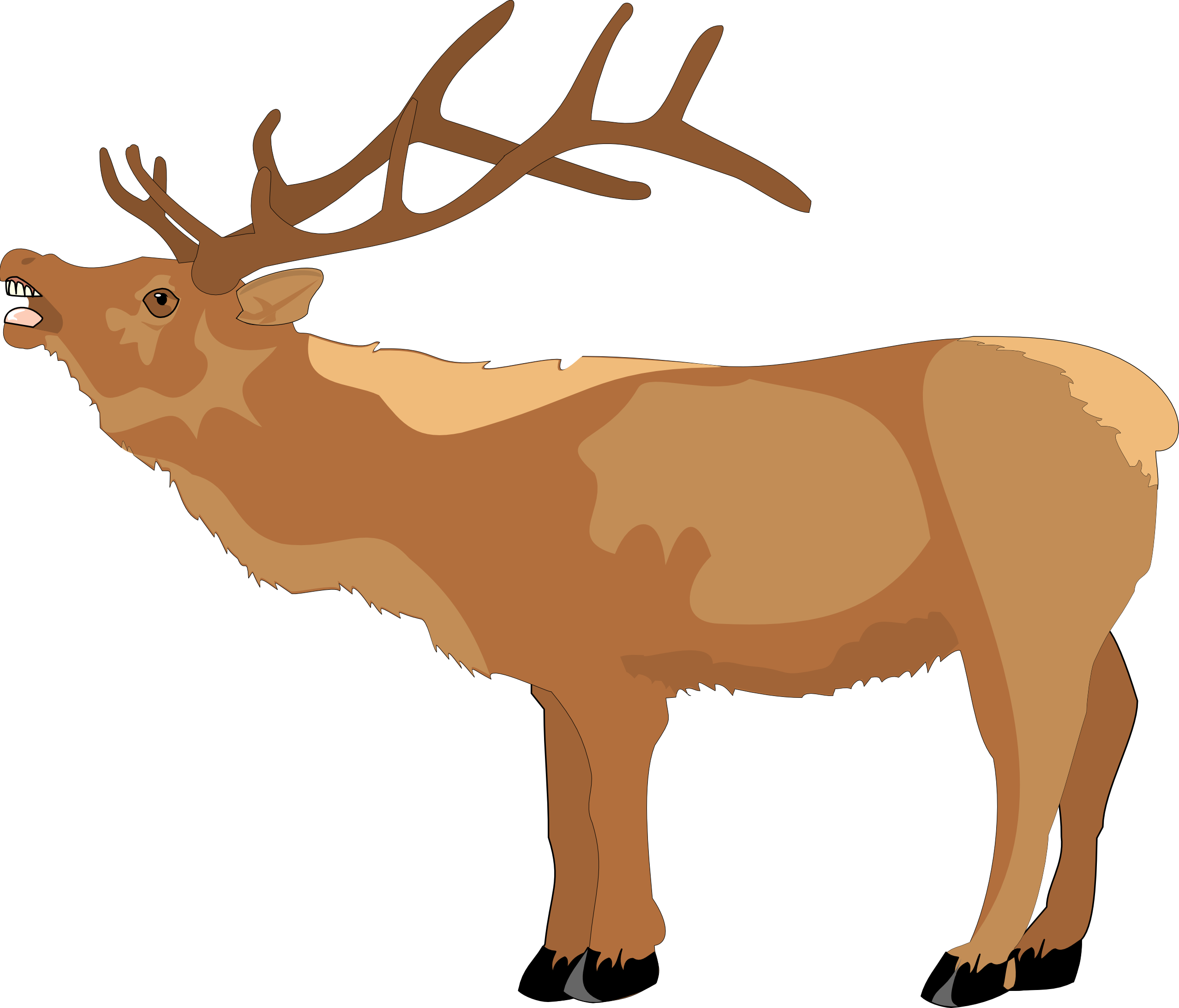 Reindeers Clipart Free download on ClipArtMag Reindeer Face Clipart.