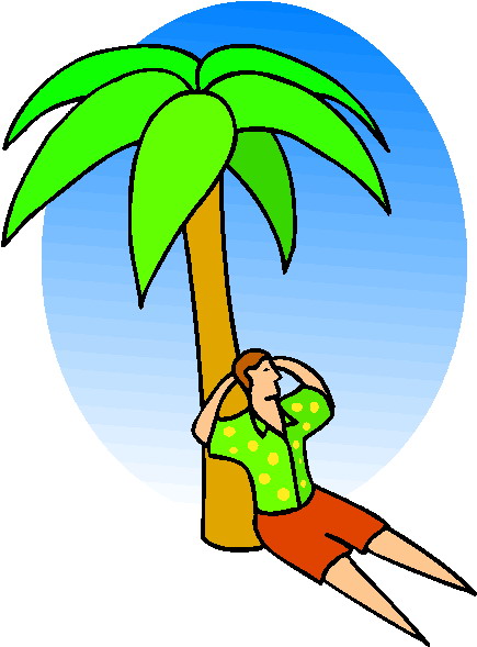 435x589 Free Relaxing Clipart Image