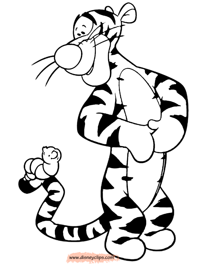 720x920 Tigger Coloring Pages Disney Coloring Book