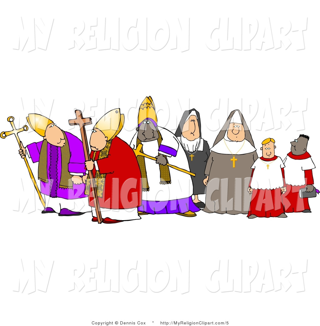1024x1044 Religion Clip Art Of Church Nuns And Clergy Men By Djart
