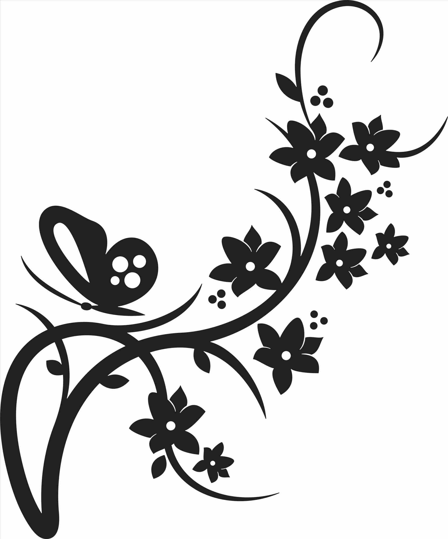1900x2285 Religious Christmas Free Flower Border Clip Art Black And White