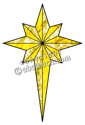 300x441 Religious Christmas Star Clip Art Merry Christmas And Happy New