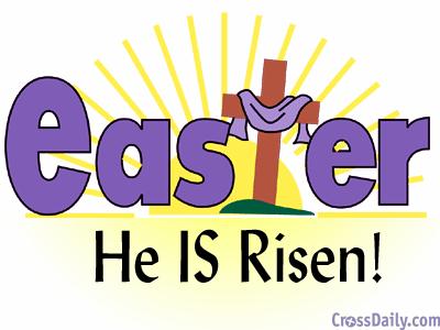 400x300 He Is Risen Clip Art Black And White Happy Easter 2017
