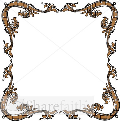 384x388 Religious Clipart Frame
