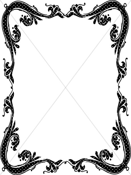 460x612 Catholic Clip Art Borders Clipart Collection