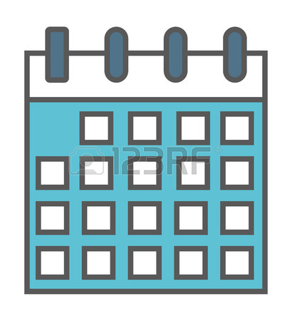 410x450 Calendar Icon Vector Isolated Graphic Reminder Element Message