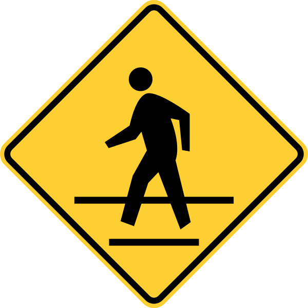 600x600 Safety Reminder Use Designated Crosswalks