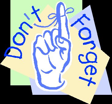 366x340 Simple Clipart Reminder