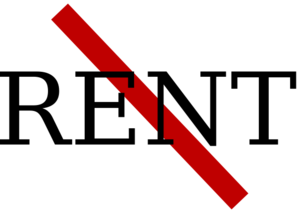 297x213 No Rent Clip Art