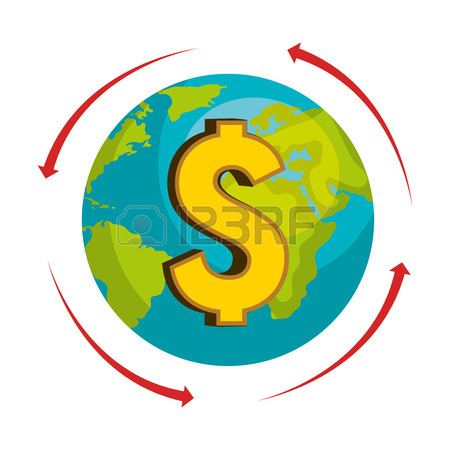 450x450 Real Estate Globe House Apartament Rental Isolated Design Vector