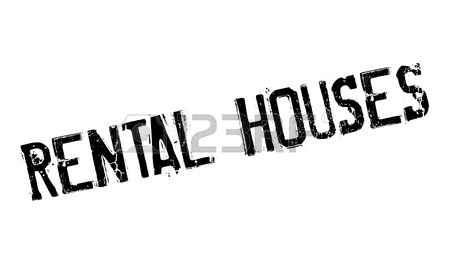 450x266 Rental Houses Rubber Stamp. Grunge Design With Dust Scratches