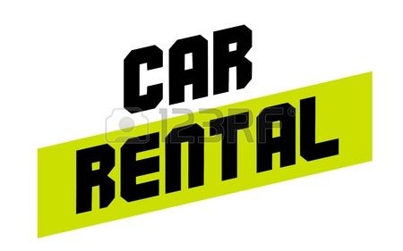 450x281 Car Rental Sticker. Authentic Design Graphic Stamp. Original