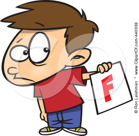 459x450 F Grade Clipart