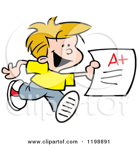 450x470 With Report Card Clipart