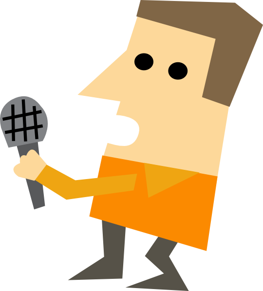 540x598 News Reporter Clip Art