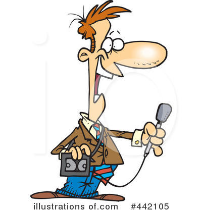 400x420 Reporter Clipart